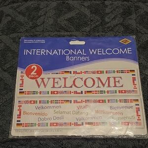 International Welcome Banners 15x5 (2 Banners)
